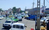 گزارش تصویری: ترافیک نسبتا سنگین در تقاطع پل تاجیار سراب