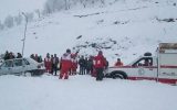 در اثر ریزش بهمن در روستای قره قیه 19 نفر دچار حادثه شدند