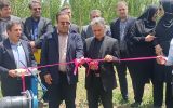 آیین بهره برداری از سیستم نوین آبیاری در روستای رازلیق